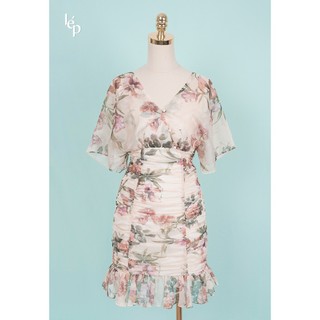 Váy kimono nhún tùng_1VA608TR_Lep'
