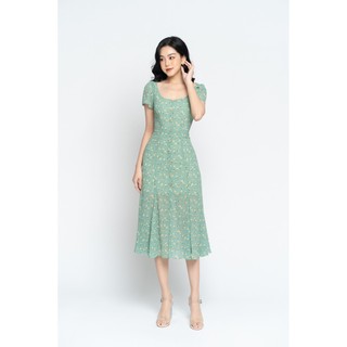 Váy cổ vuông tròn đuôi cá_2VA676XL_Lep'