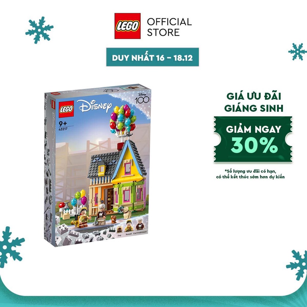 LEGO Disney Classic 43217 Ngôi Nhà Bóng Bay UP (598 chi tiết)