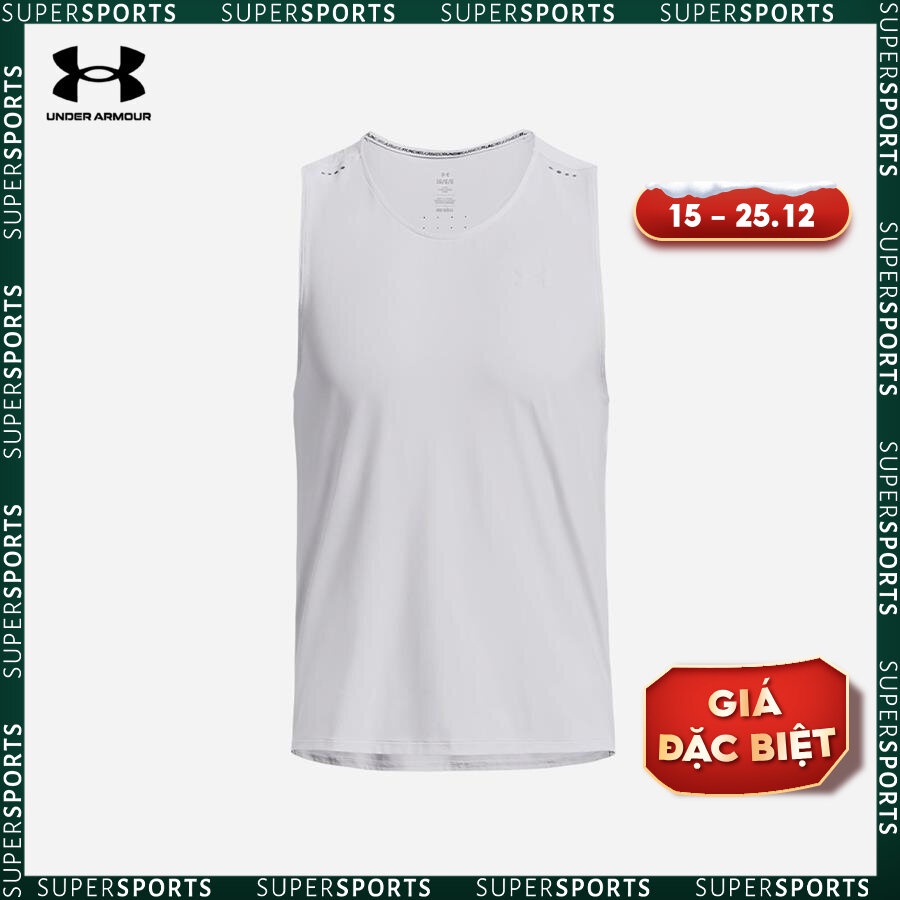 Áo ba lỗ thể thao nam Under Armour Isochill - 1376519-100