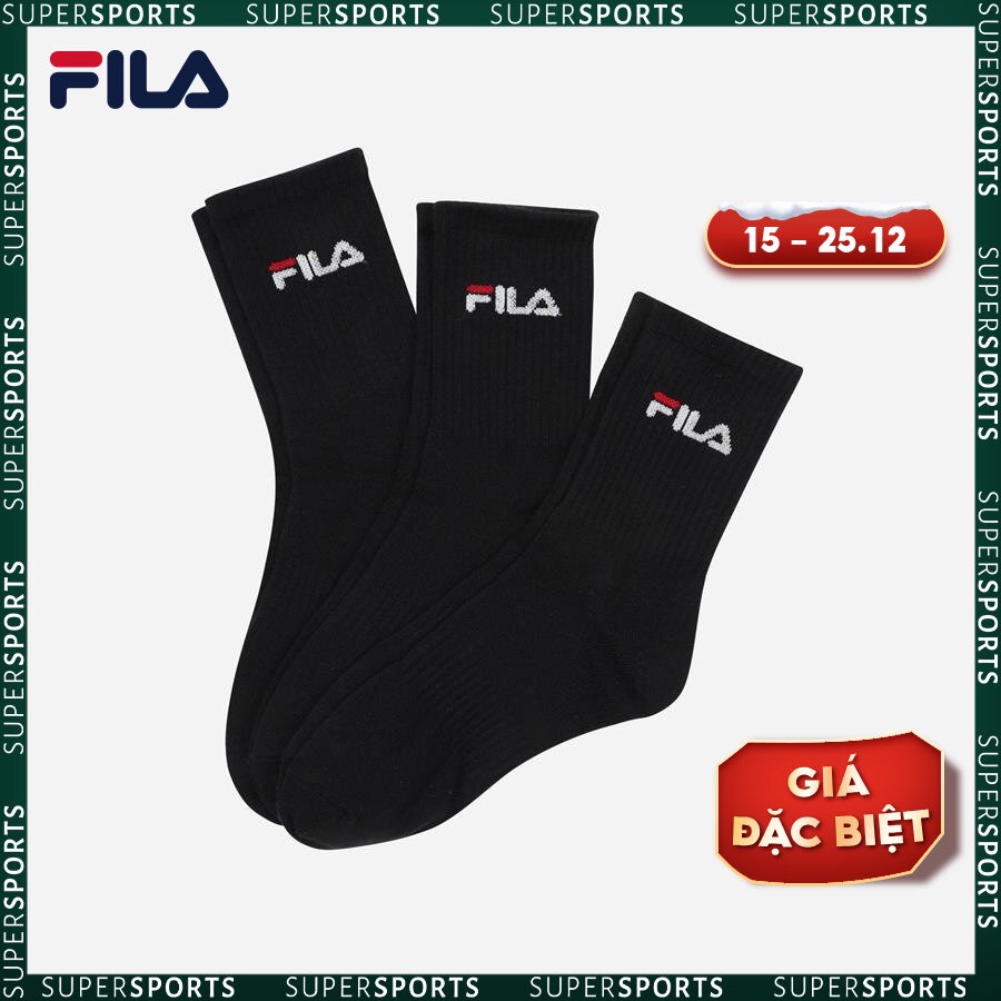 Vớ thể thao unisex Fila - FS3SCF5354X-BLK