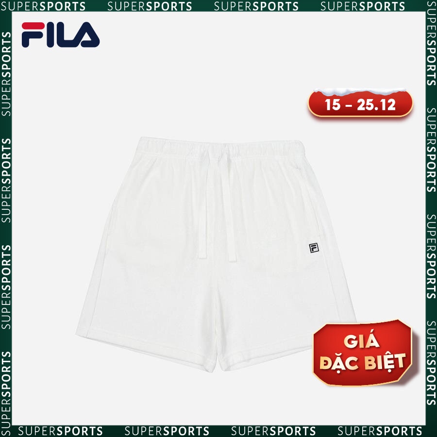 Quần ngắn thời trang nữ Fila Lady Tennis Life Terry Pants - FS2TRF2373F-OWH