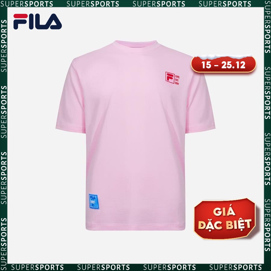 Áo thun tay ngắn thời trang unisex Fila - FW2RSF1022X-CPK