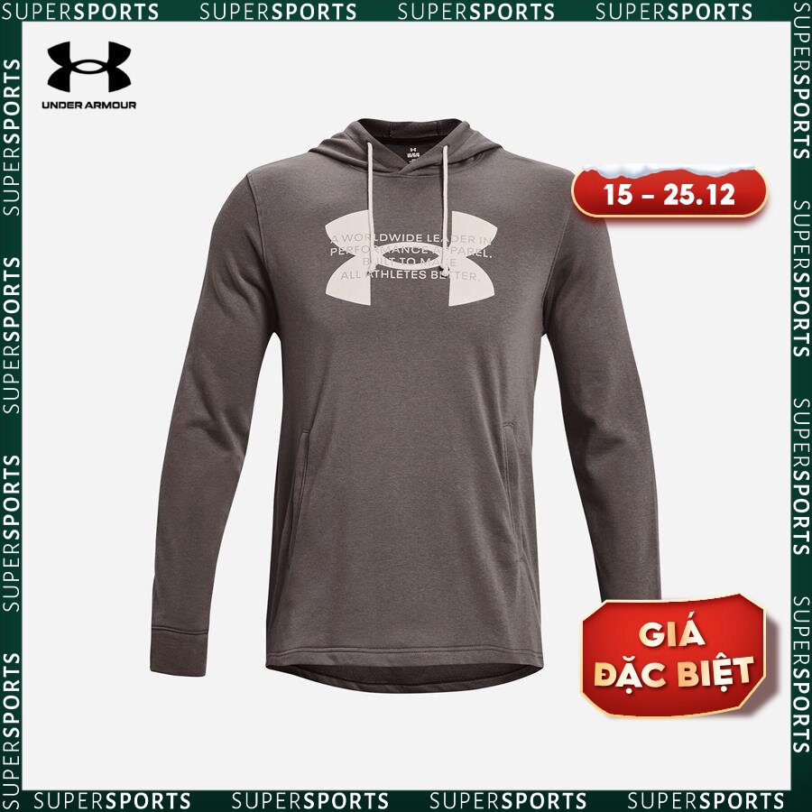 Áo hoodie thể thao nam Under Armour Rival Terry - 1373382-176