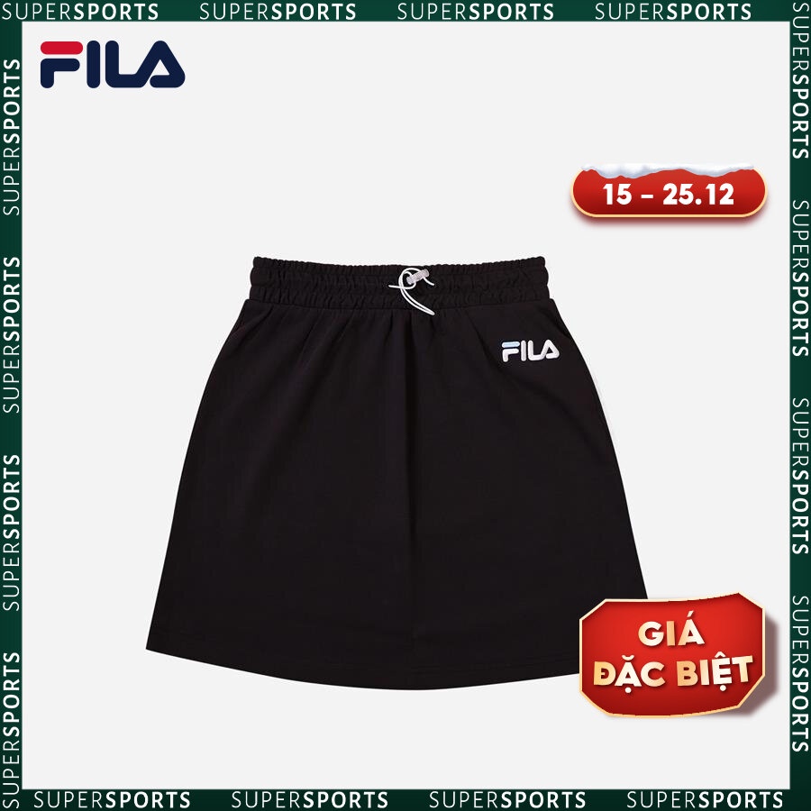 Chân váy thời trang nữ Fila Lifestyle Heritage - FW2SKF1066F-BLK