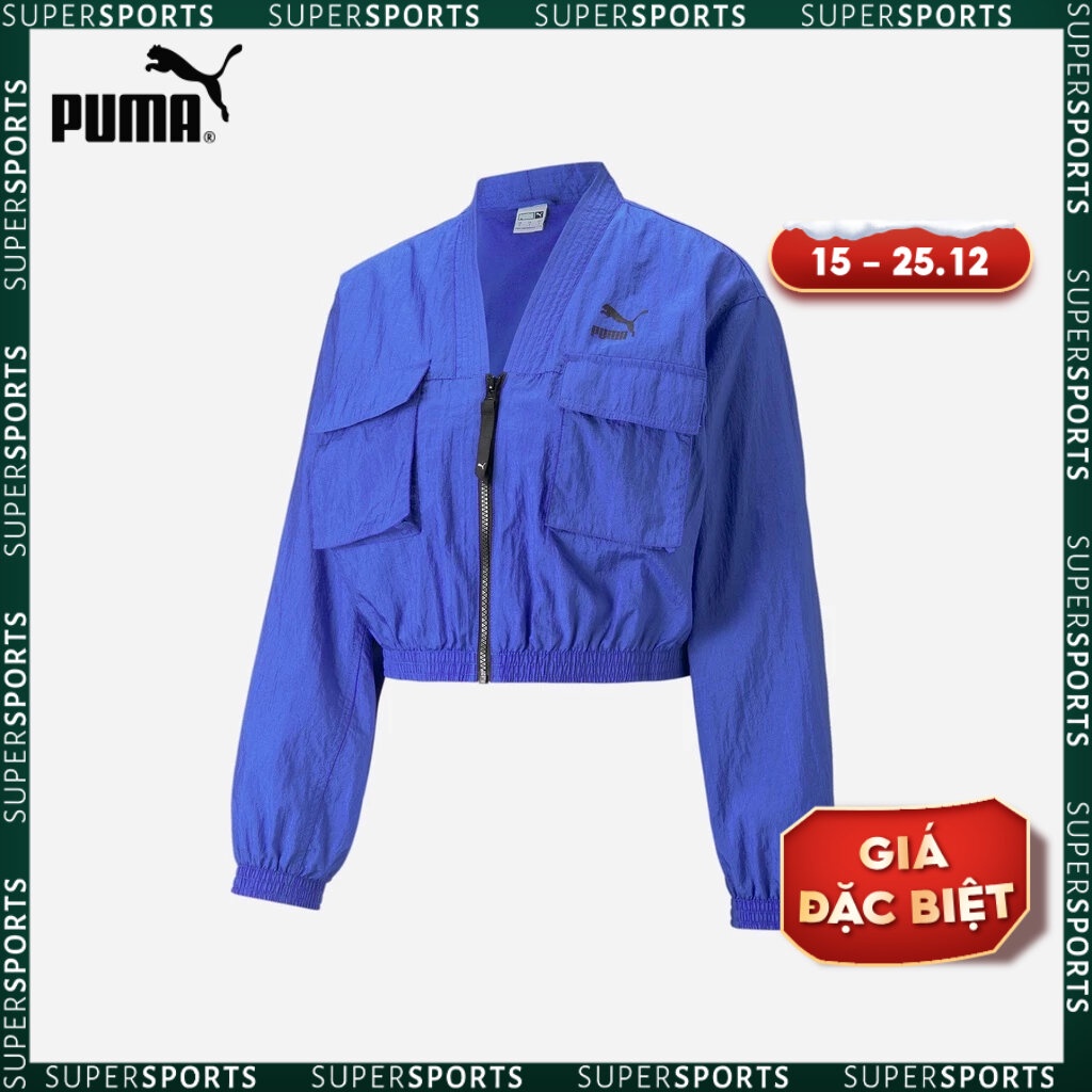 Áo khoác thể thao nữ Puma Dare To Woven Royal - 53834092