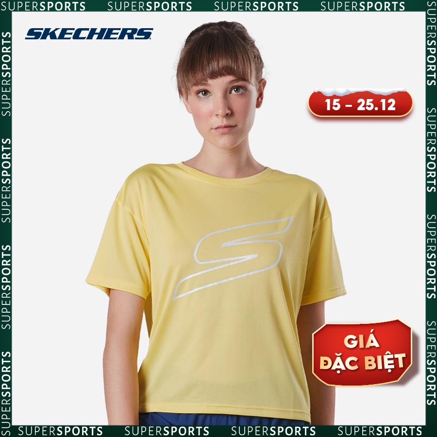 Áo thun thể thao nữ Skechers Running - SP22Q3W125-00JP