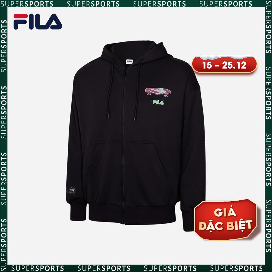 Áo khoác thời trang unisex Fila KNIT JACKET - FW2JKE3096X-BLK