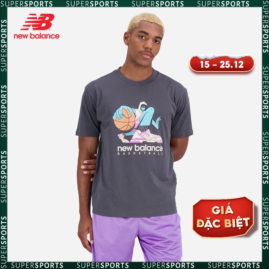 Áo thun thể thao nam New Balance Hoops - MT31589ACK