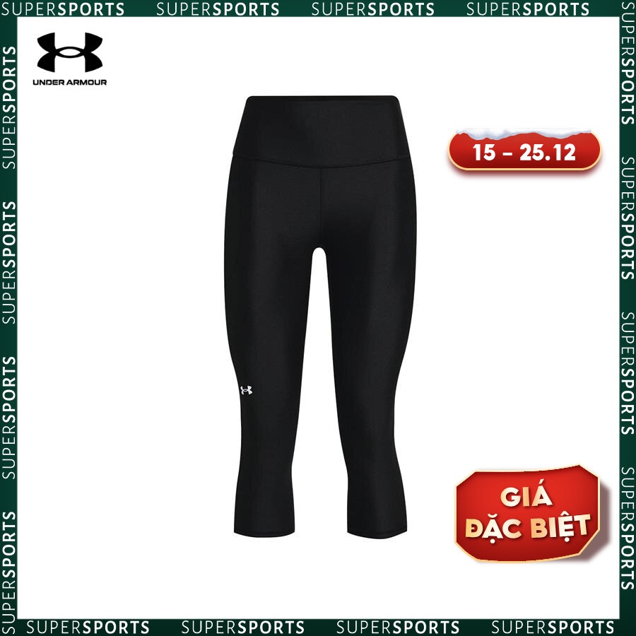 Quần legging thể thao nữ Under Armour Heatgear® Armour No-Slip Waistband Capris - 1365334-001