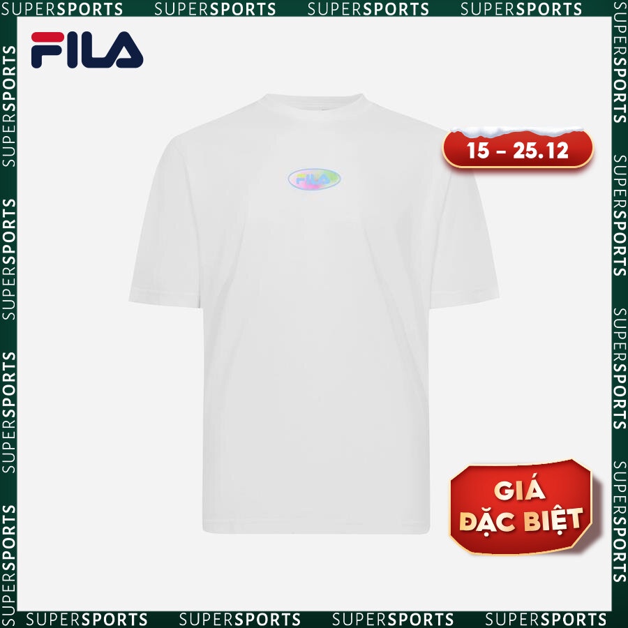 Áo thun tay ngắn thời trang unisex Fila - FW2RSF1002X-WHI