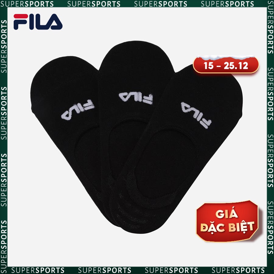 Vớ thời trang unisex Fila 3Pairs - FS3SCE6371X-BLK