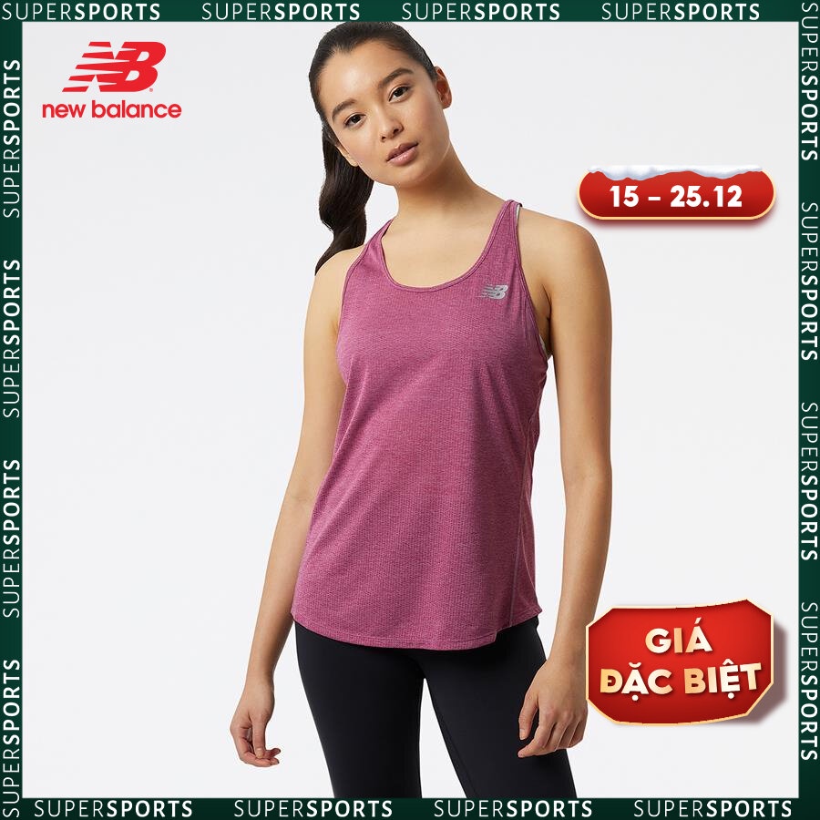 Áo ba lỗ thể thao nữ New Balance Tank W Raisinhe - WT21260RNH