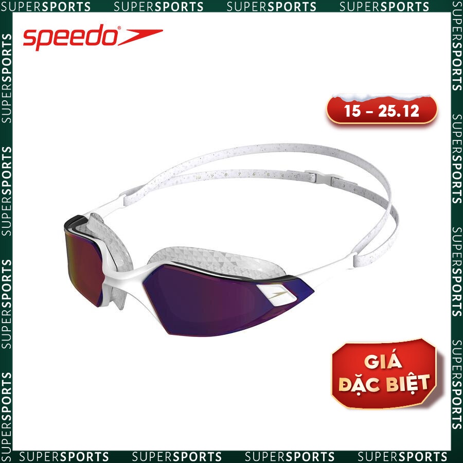 Kính bơi unisex Speedo Aquapulse Pro Mrror Gog  Au Wht/Pur - 8-12265D639