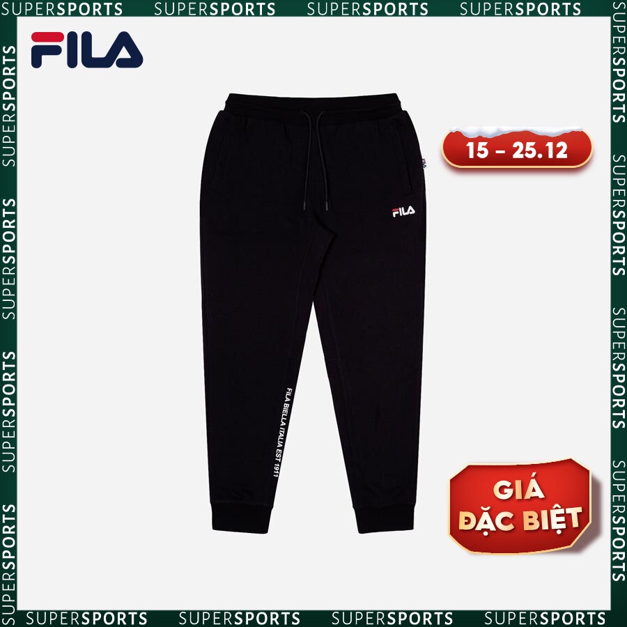 Quần dài thời trang nam Fila Heritage Long Pants - FW2PTF1051M-BLK