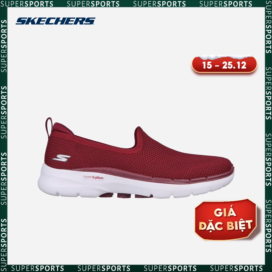 Giày thể thao nữ Skechers Go Walk 6 - 124505-BURG