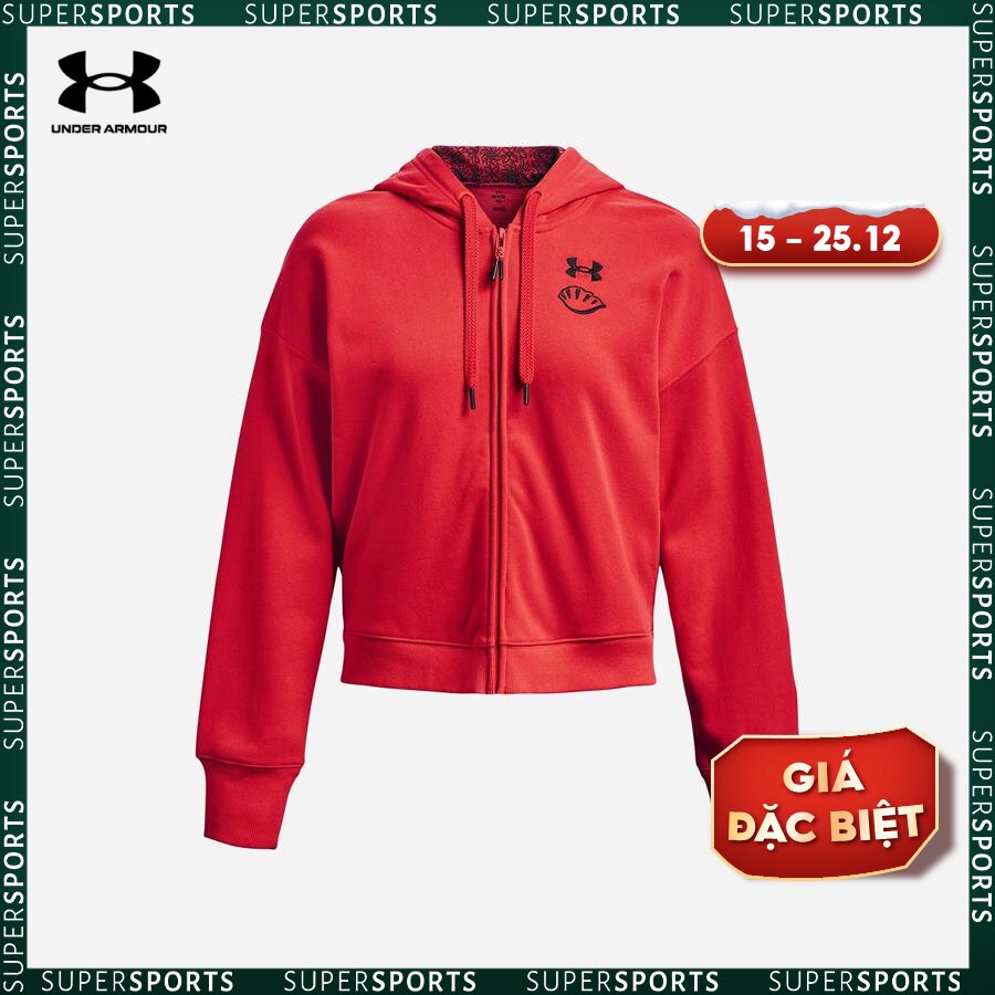 Áo khoác thể thao nữ Under Armour Terry Fz Lny - 1374531-891