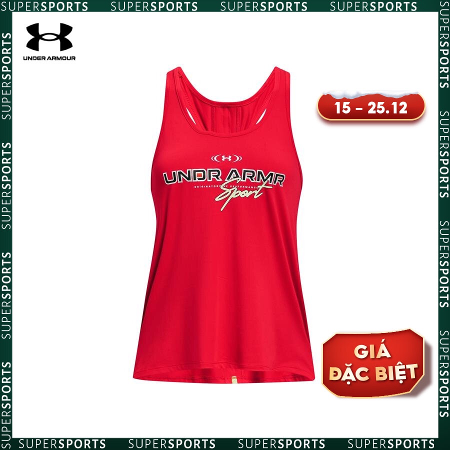 Áo ba lỗ thể thao nữ Under Armour Knockout Graphic - 1374453-890