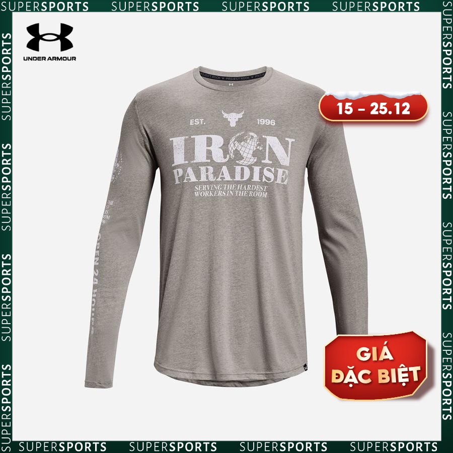 Áo tay dài thể thao nam Under Armour Pjt Rock Ip 24 Hours - 1373762-294