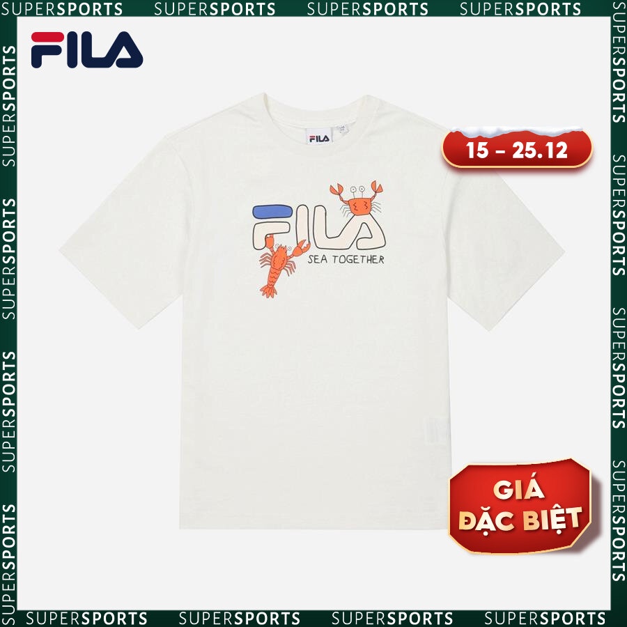 Áo thun tay ngắn thời trang trẻ em Fila Marine Fila Sea Together - FK2RSF2301X-OWH