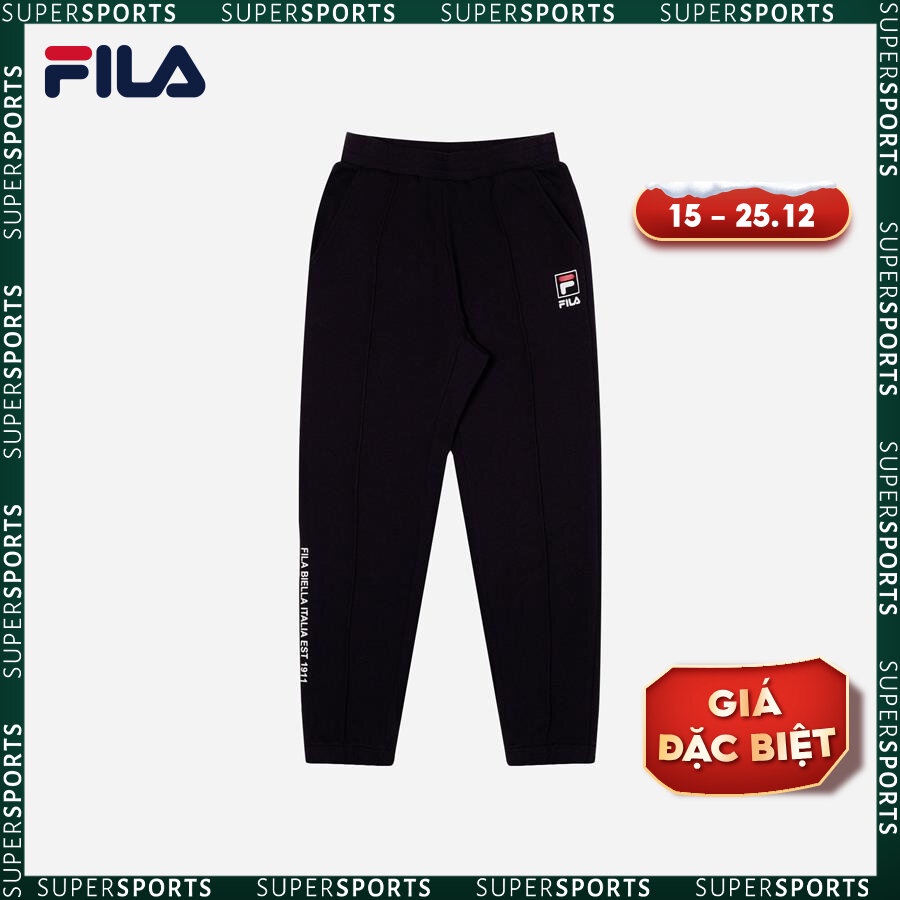 Quần dài thời trang nữ Fila Heritage Long Pants - FW2PTF1054F-BLK
