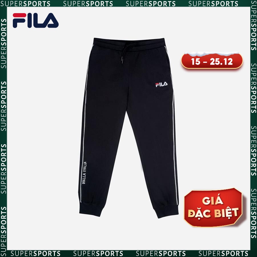 Quần dài thời trang nữ Fila KNIT LONG PANT - FW2PTE3055F-BLK