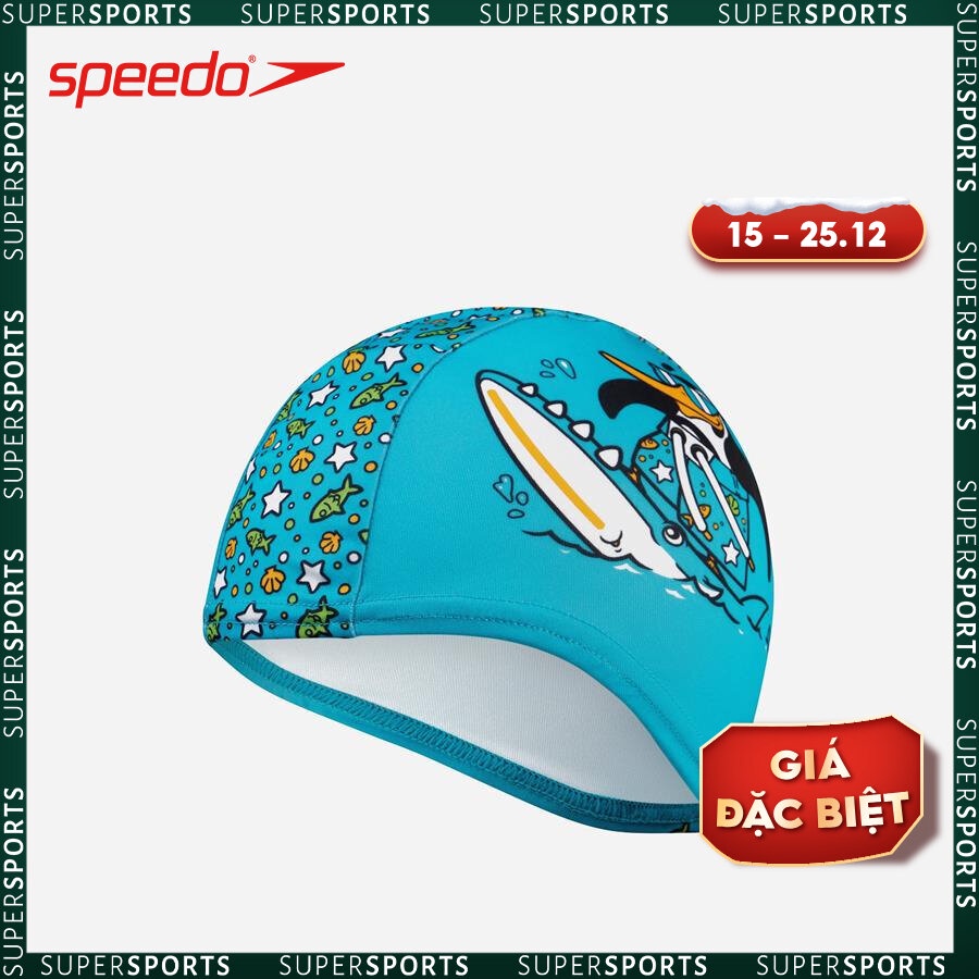 Mũ bơi trẻ em Speedo Printed Polyester - 8-1224114675