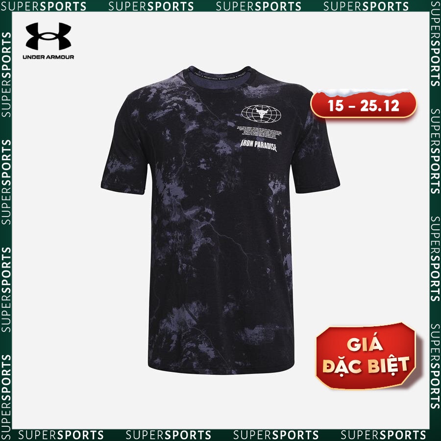 Áo thun thể thao nam Under Armour Project Rock - 1374843-001