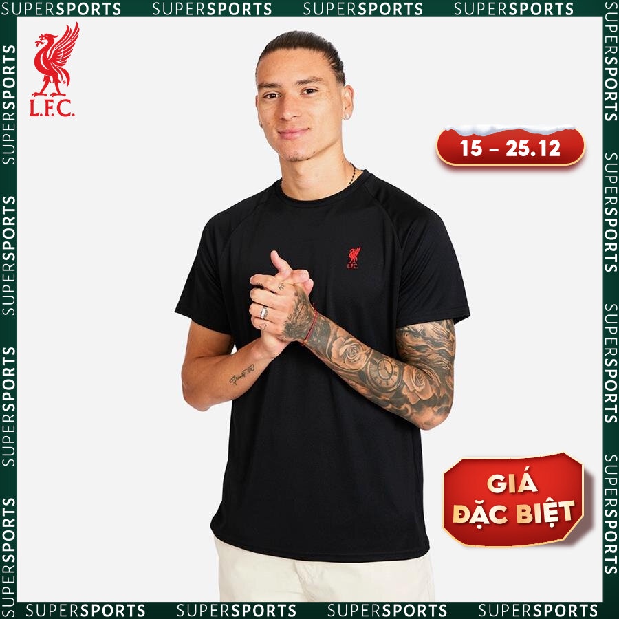 Áo thun tay ngắn thể thao nam Lfc Liverbird Emb - A21TR66