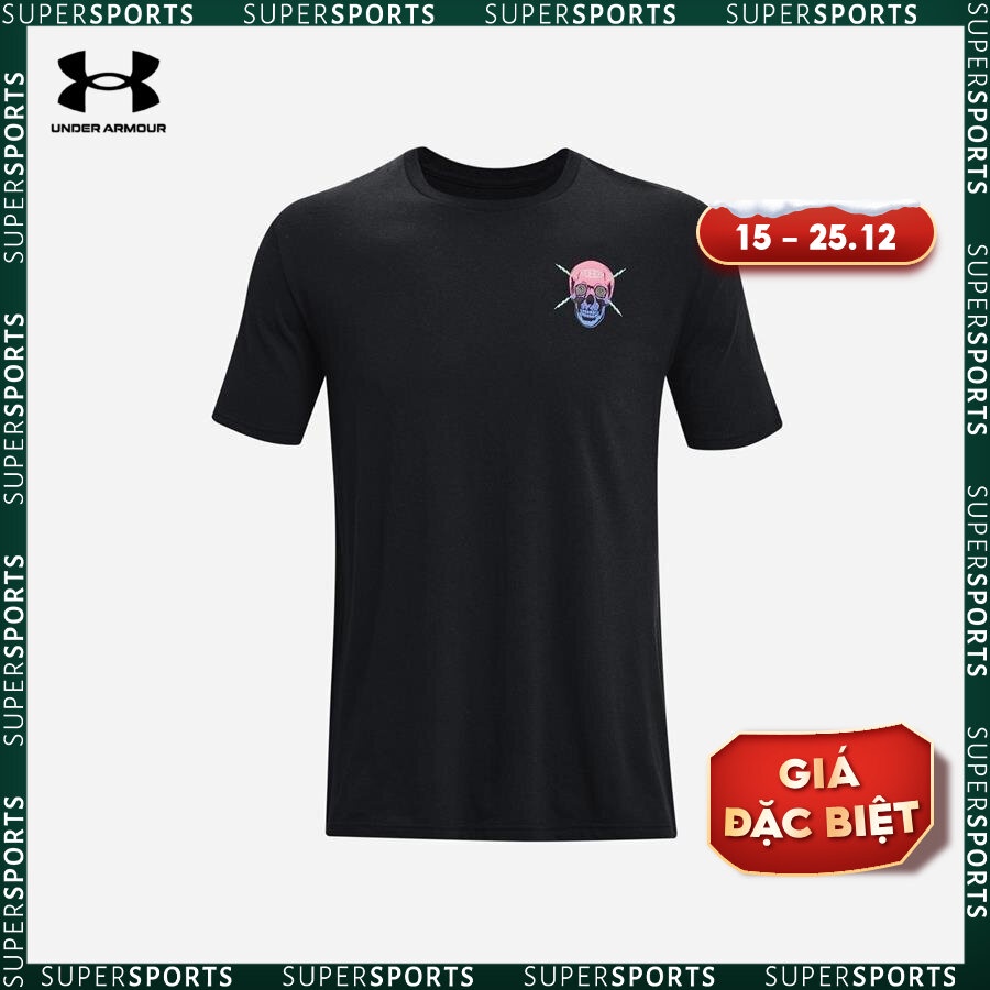Áo thun thể thao nam Under Armour HYPNO SKULL SS - 1375093-001