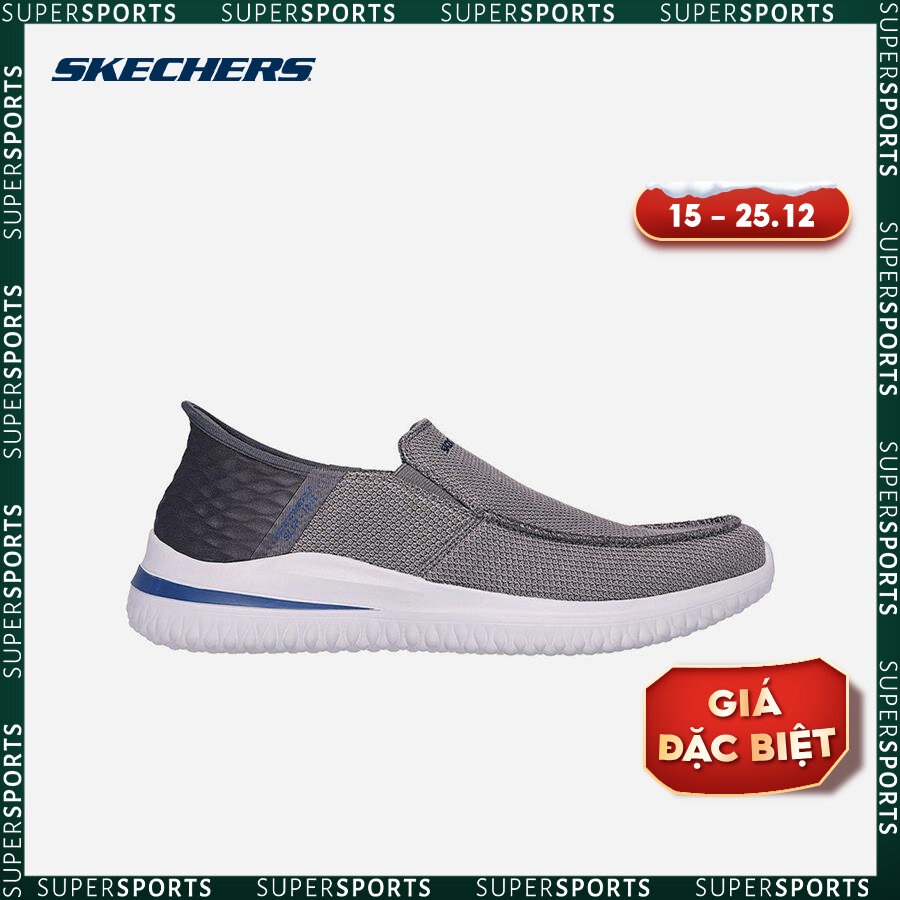 Giày sneaker nam Skechers Delson 3.0 - 210604-GRY