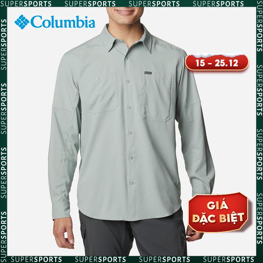 Áo sơ mi dài tay chống nắng nam Columbia Silver Ridge™ Utility Lite - 2012931350