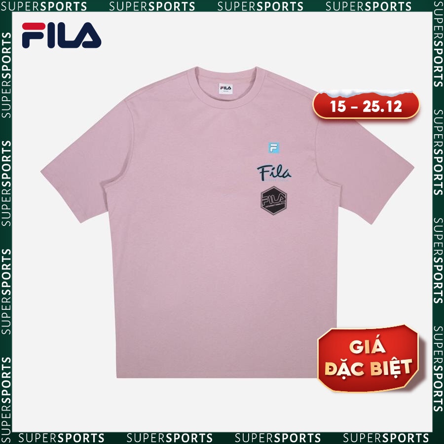 Áo thun tay ngắn thời trang unisex Fila - FW2RSE3015X-CPI