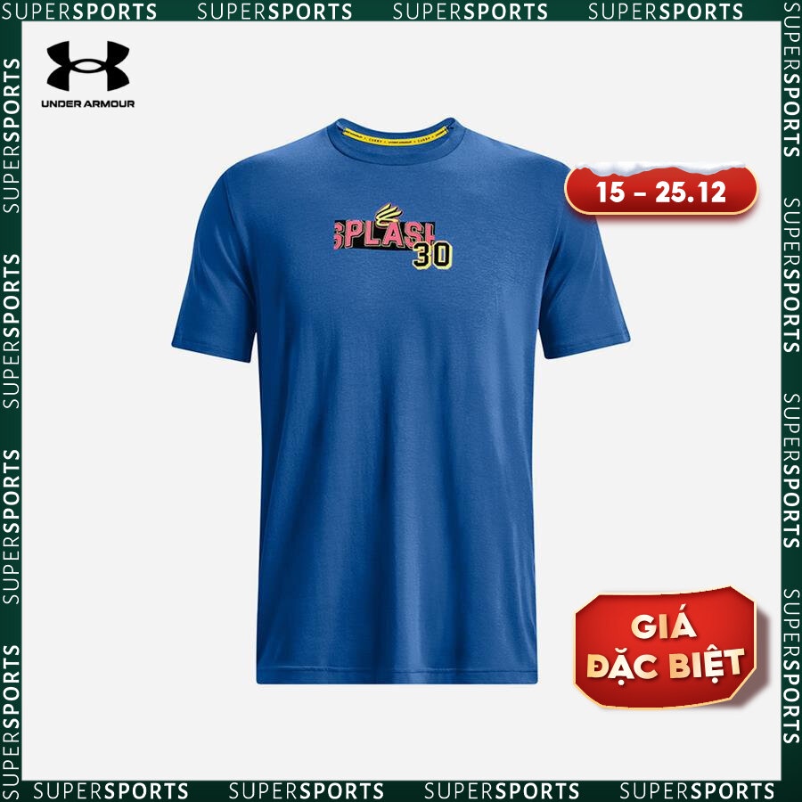 Áo thun thể thao nam Under Armour Curry Splash Party - 1376803-481