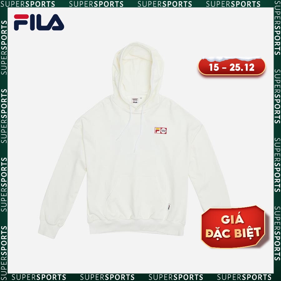 Áo hoodie thời trang unisex Looney Tunes x Fila - FW2SSF1144X-WHI