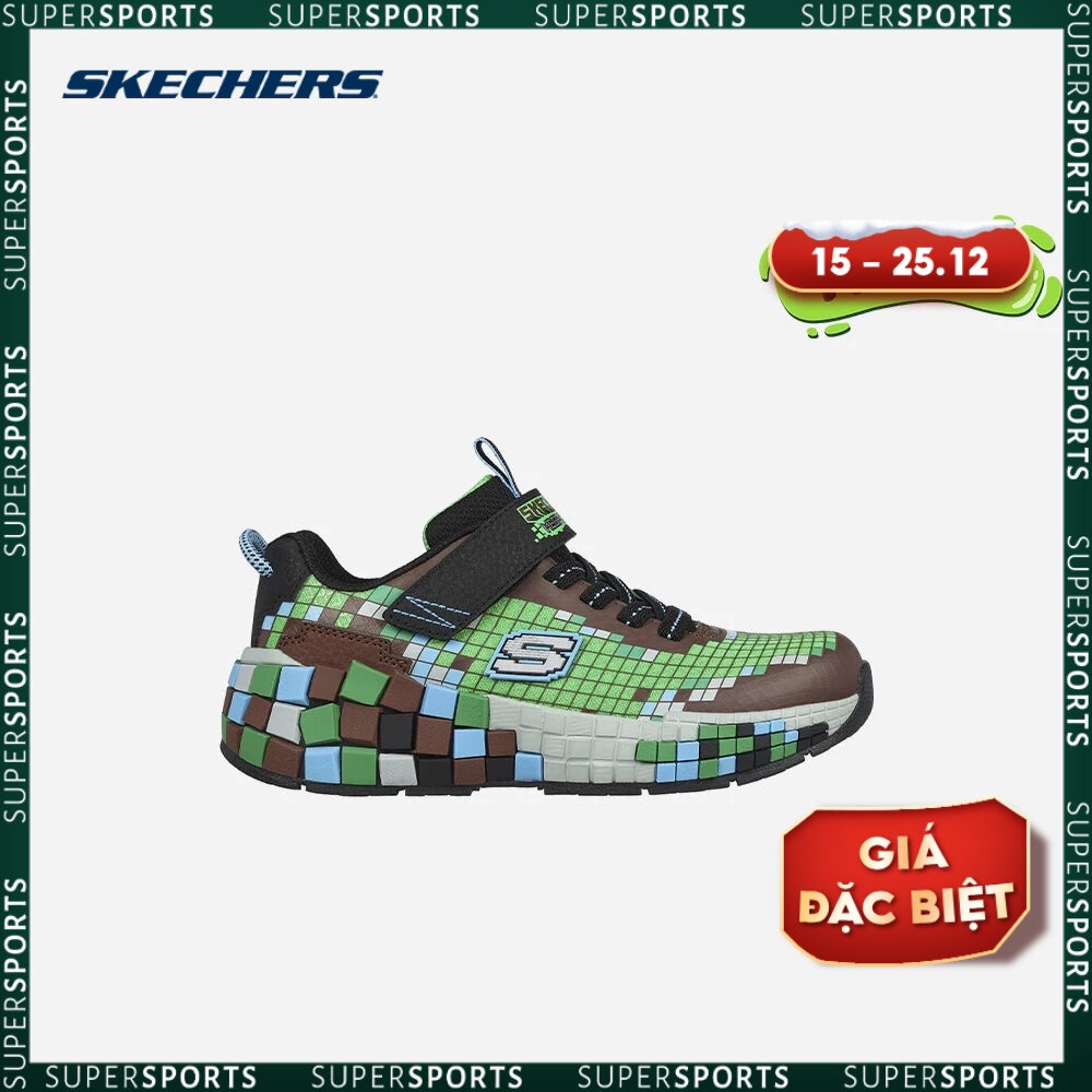 Giày sneaker bé trai Skechers Megacraft 3 - 402182L-BRMT