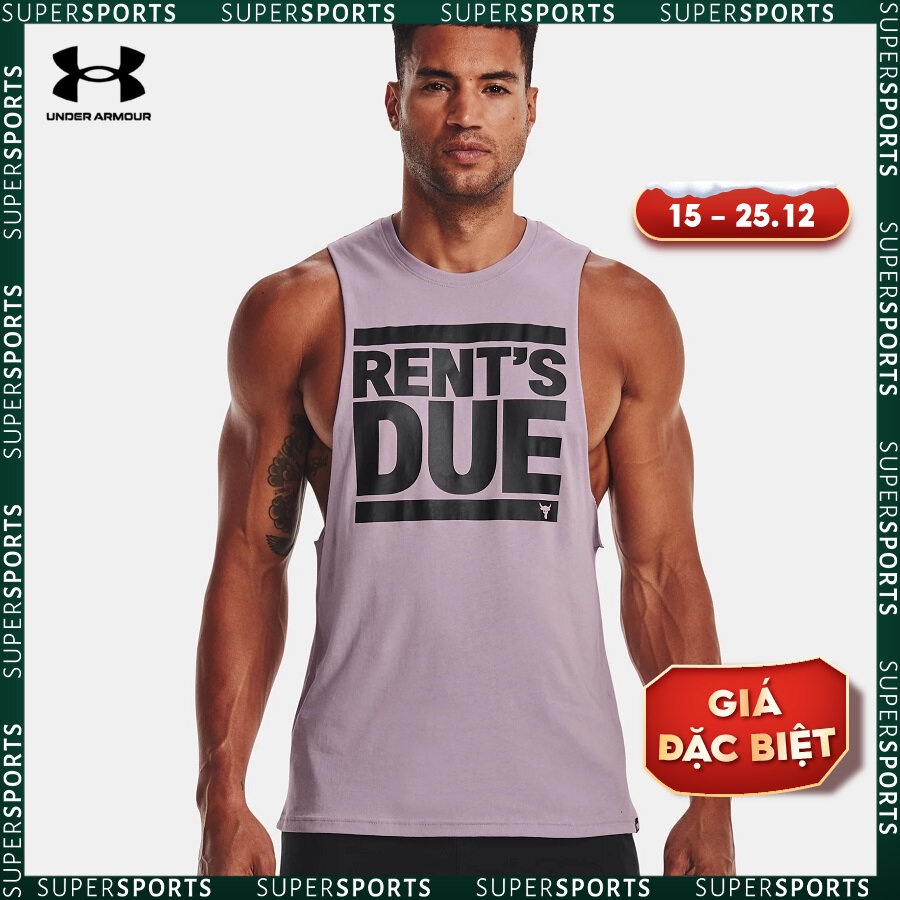 Áo ba lỗ thể thao nam Under Armour Project Rock - 1373756-554