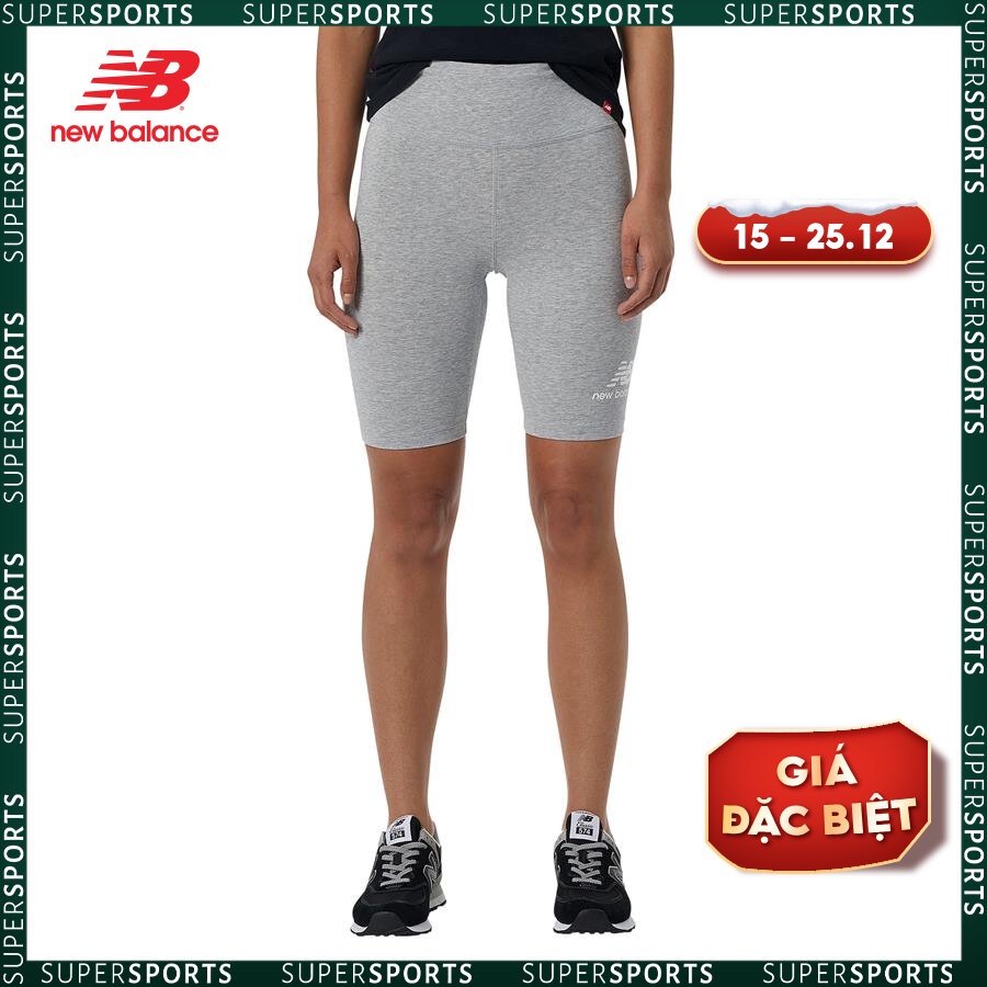 Quần ngắn thời trang nữ New Balance SHORTS W ATHLETIC GREY - WS21505AG (form quốc tế)