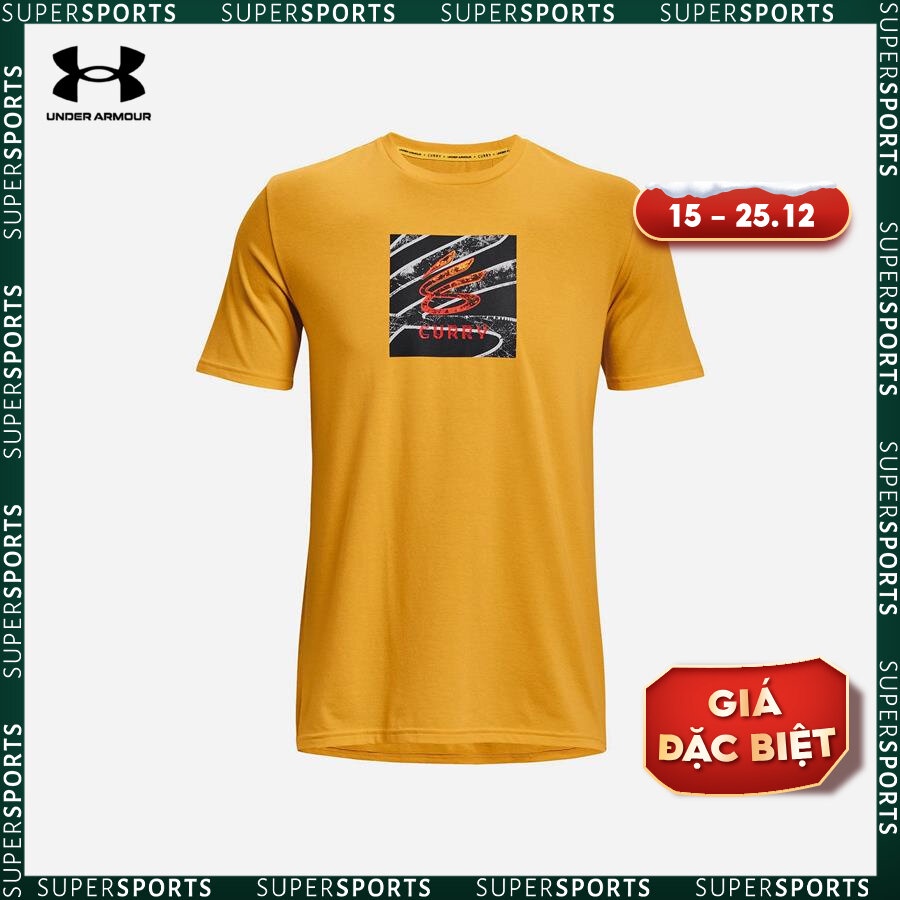 Áo thun thể thao nam Under Armour Curry Iron Box Logo - 1374211-782