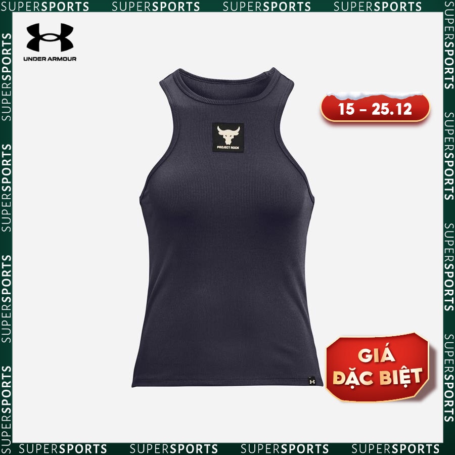 Áo ba lỗ thể thao nữ Under Armour Project Rock Training - 1373587-558