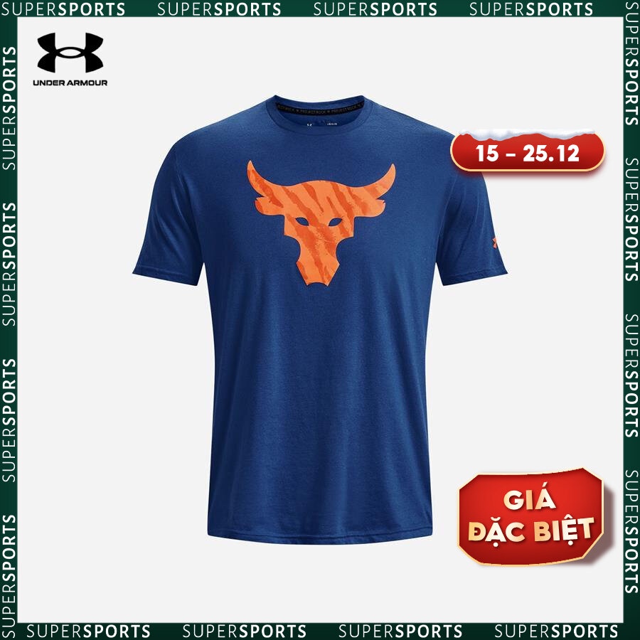Áo thun thể thao nam Under Armour The Rock - 1361733-471