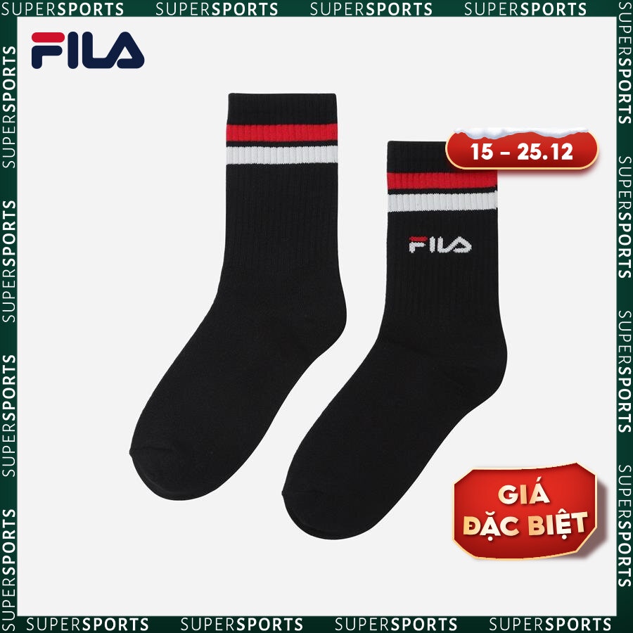 Vớ thể thao unisex Fila - FS3SCF5355X-BLK