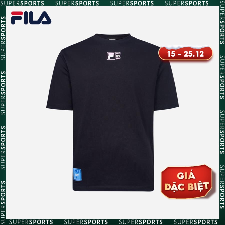 Áo thun tay ngắn thời trang unisex Fila - FW2RSF1017X-BLK