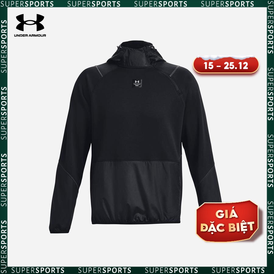 Áo trùm đầu thể thao nam Under Armour Rush Fleece - 1373809-001