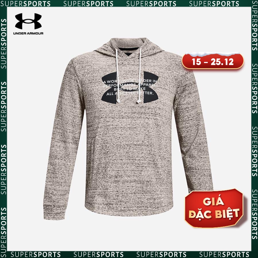 Áo trùm đầu thể thao nam Under Armour Rival Terry - 1373382-112