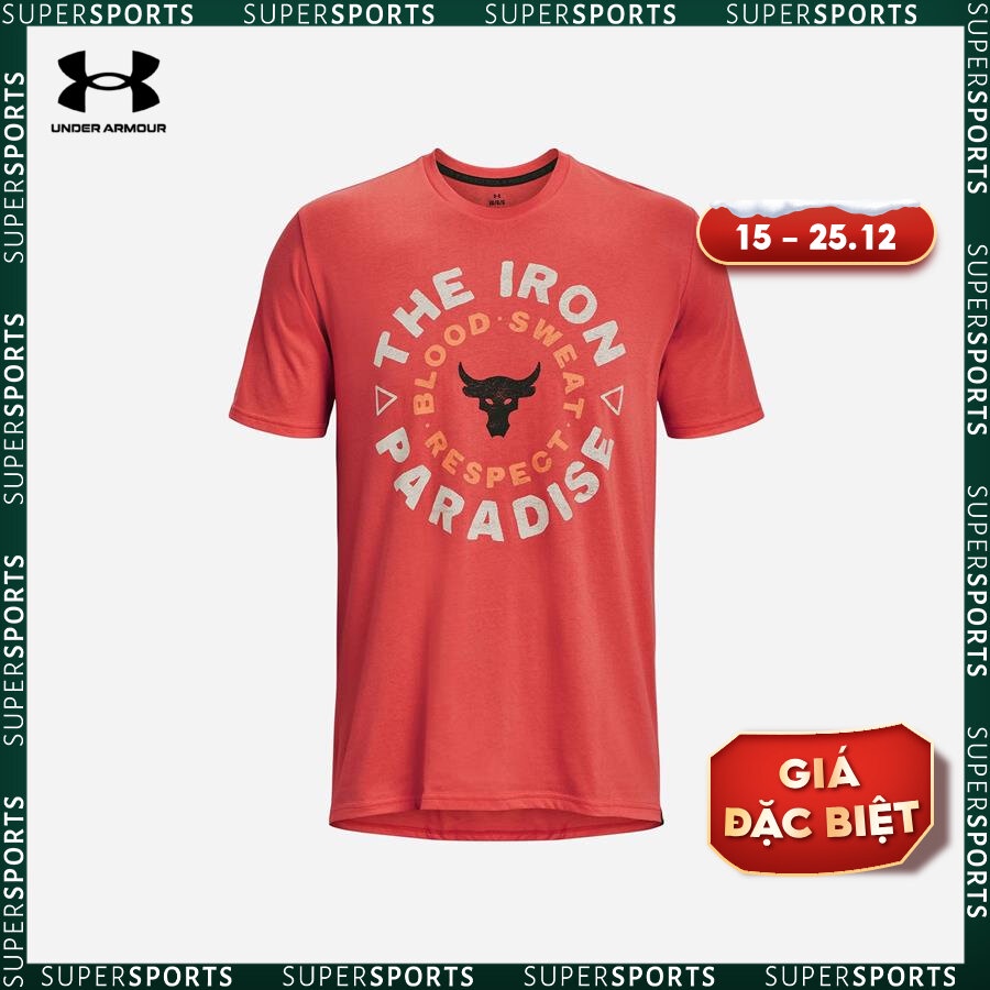 Áo thun thể thao nam Under Armour The Rock - 1376896-872