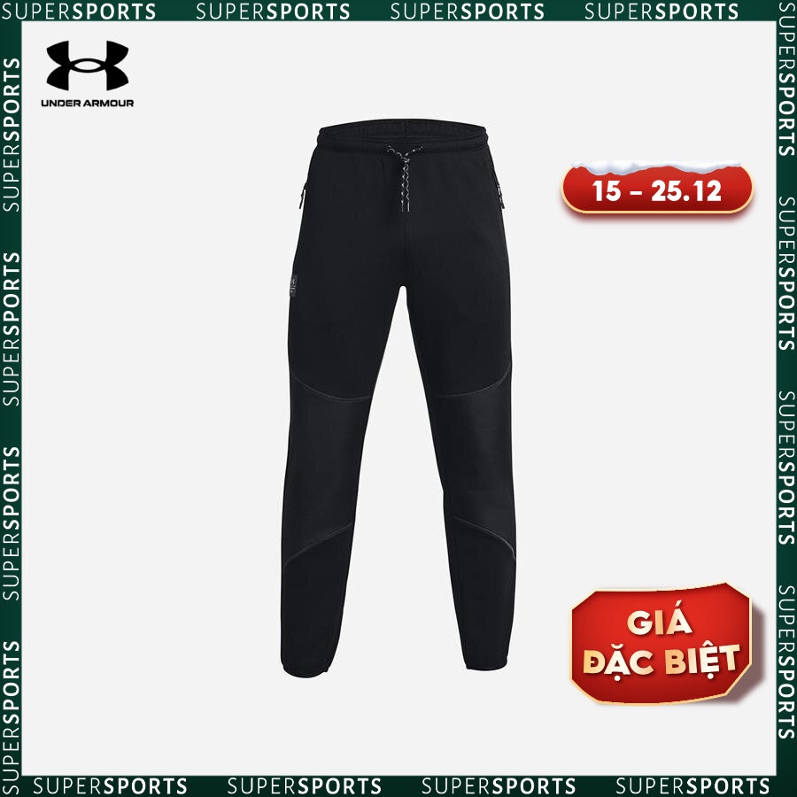 Quần dài thể thao nam Under Armour Rush Fleece - 1373810-001