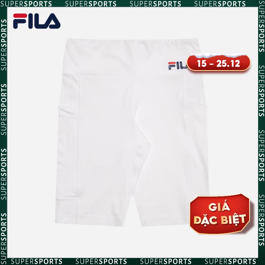 Quần ngắn thể thao nữ Fila Regular Small Logo - FW2HPF1046F-WHI