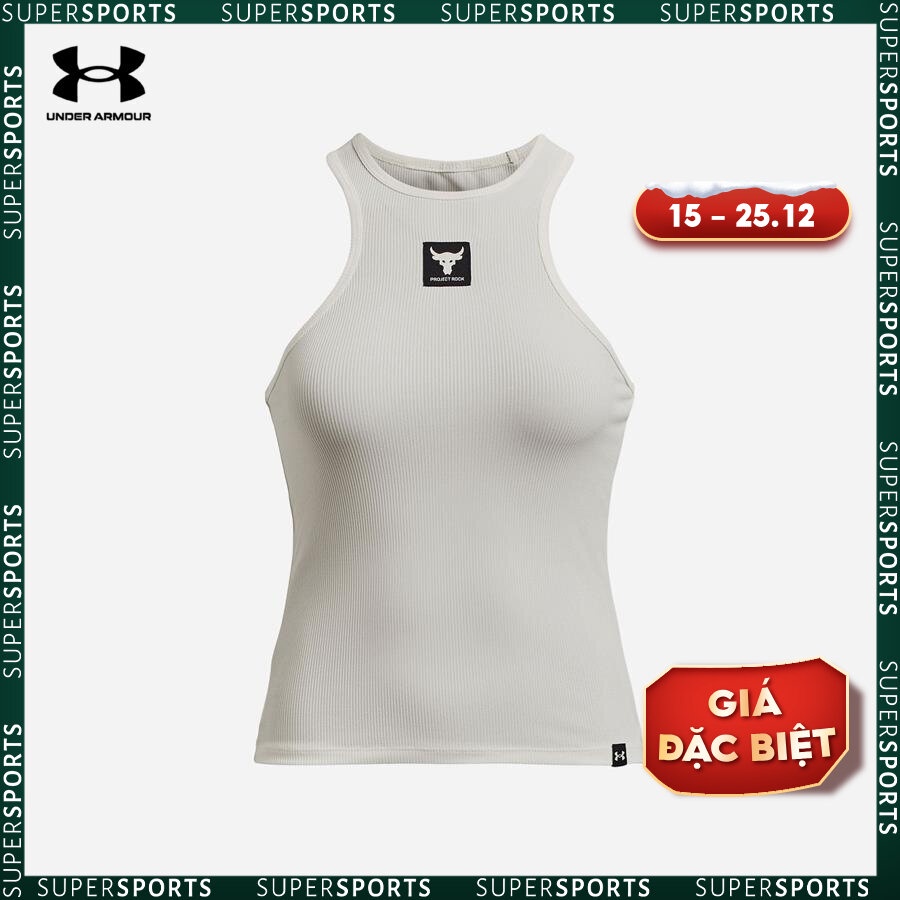 Áo ba lỗ thể thao nữ Under Armour The Rock - 1373587-130