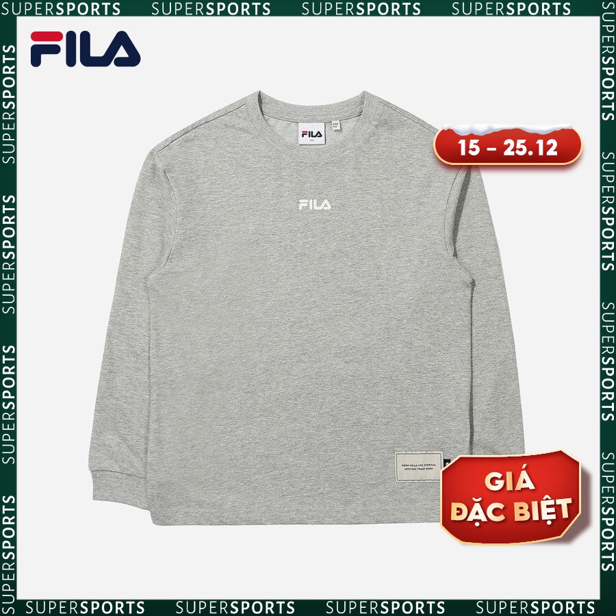 Áo thun tay dài thời trang trẻ em Fila Weaving Logo - FK2RLE3102X-LML